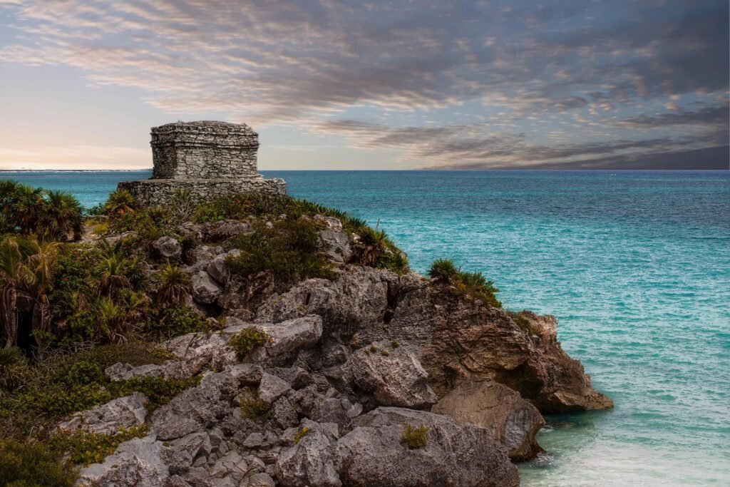 plage tulum Mexique - vestige Maya
