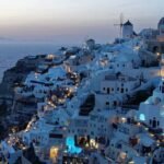 Ile de Santorin : Guide touristique de l'île la plus populaire de Grèce île de Santorin - couché de soleil