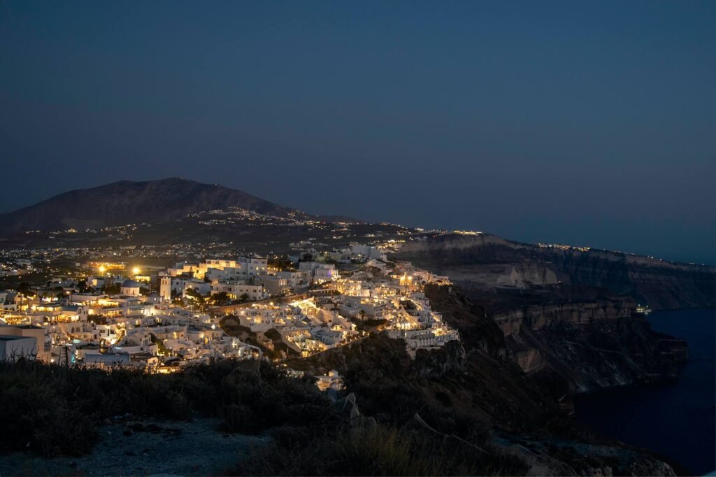 Santorin by night 