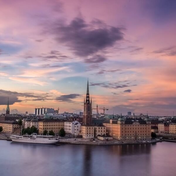 Visiter stockholm coucher de soleil
