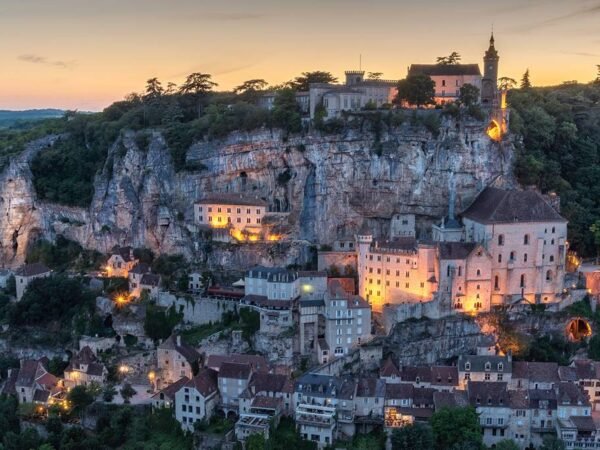 Visiter la Dordogne - Rocamadour la nuit