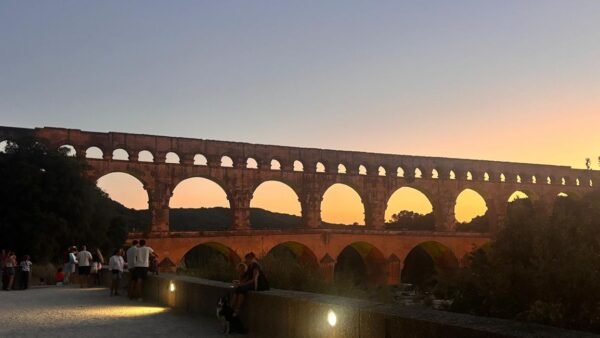 photo pont du gard Nuit Eté 2025